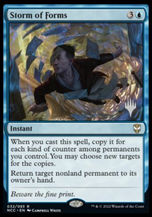 Storm of Forms (Promo Pack) [Streets of New Capenna Commander Promos] MTG Single Magic: The Gathering    | Red Claw Gaming