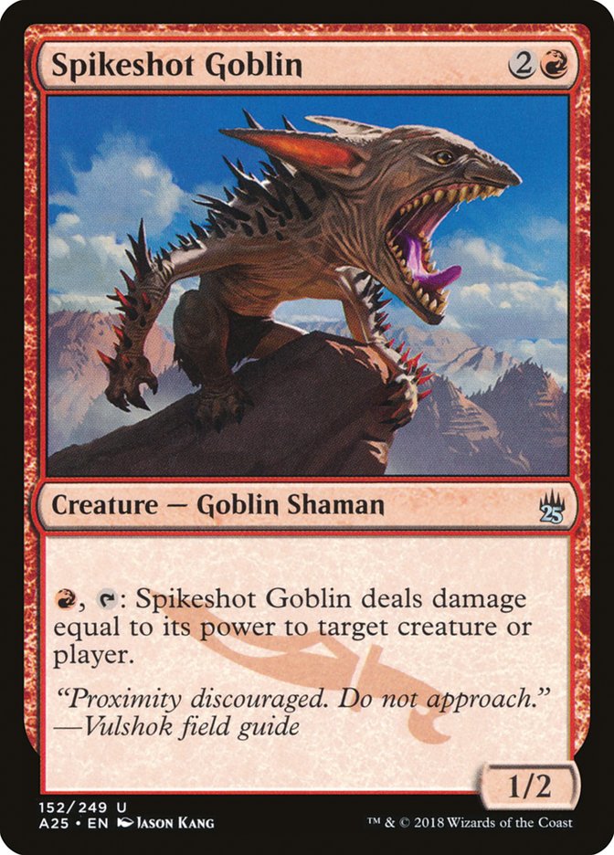 Spikeshot Goblin [Masters 25] MTG Single Magic: The Gathering    | Red Claw Gaming