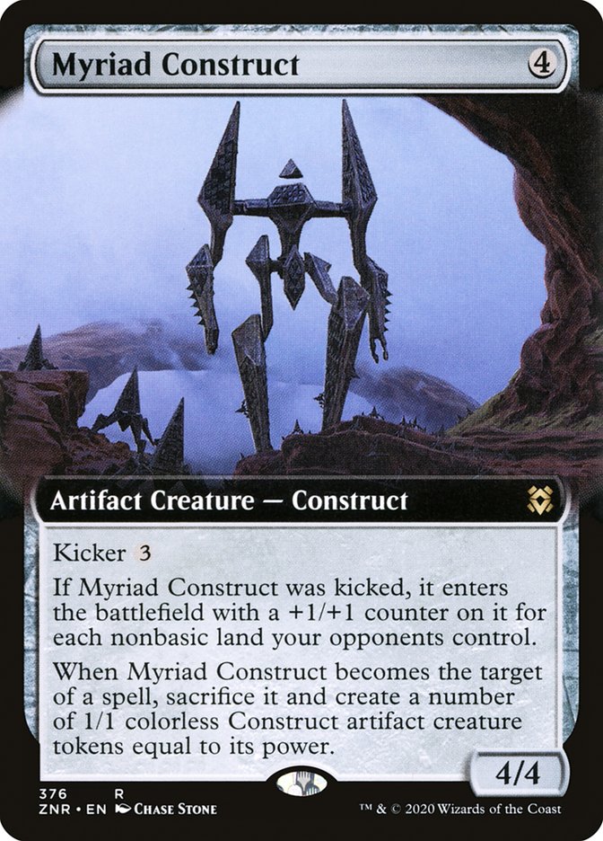 Myriad Construct (Extended Art) [Zendikar Rising] MTG Single Magic: The Gathering    | Red Claw Gaming