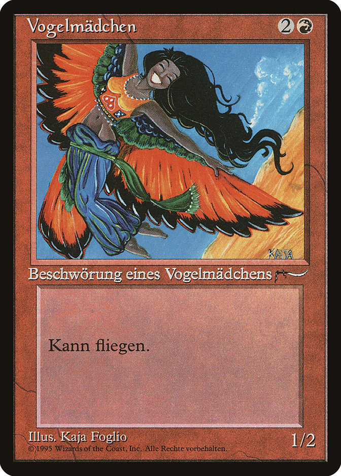 Bird Maiden (German) - "Vogelmadchen" [Renaissance] MTG Single Magic: The Gathering    | Red Claw Gaming