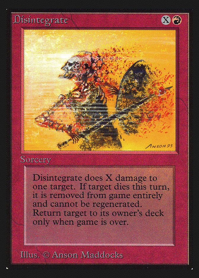 Disintegrate [Collectors' Edition] MTG Single Magic: The Gathering    | Red Claw Gaming