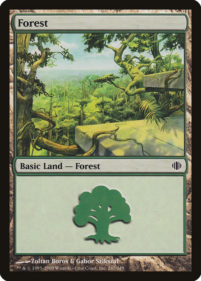 Forest (247) [Shards of Alara] MTG Single Magic: The Gathering    | Red Claw Gaming