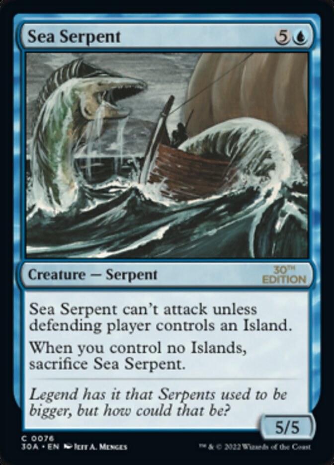 Sea Serpent [30th Anniversary Edition] MTG Single Magic: The Gathering    | Red Claw Gaming