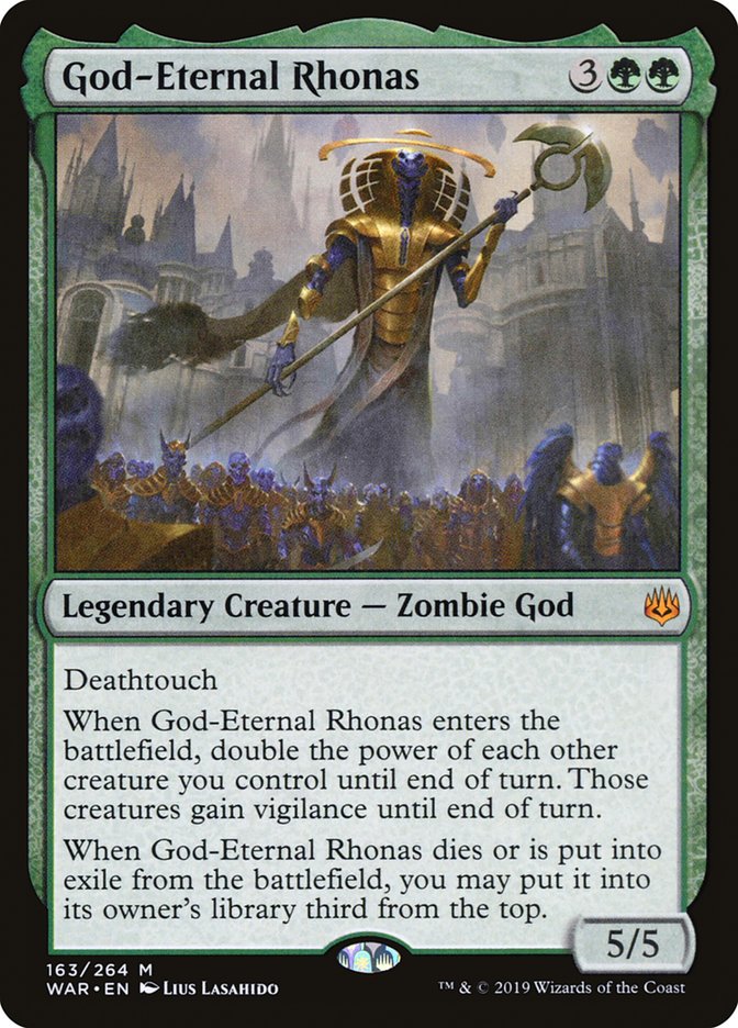 God-Eternal Rhonas [War of the Spark] MTG Single Magic: The Gathering    | Red Claw Gaming