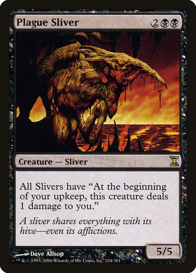 Plague Sliver [Time Spiral] MTG Single Magic: The Gathering    | Red Claw Gaming