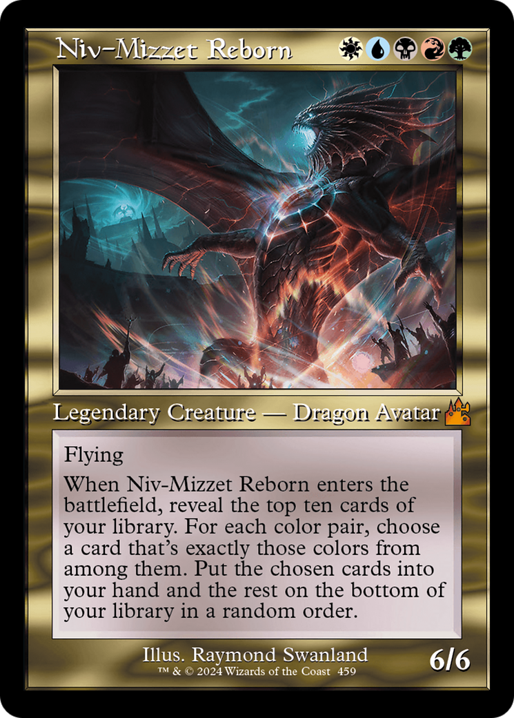 Niv-Mizzet Reborn (Retro Frame) [Ravnica Remastered] MTG Single Magic: The Gathering    | Red Claw Gaming