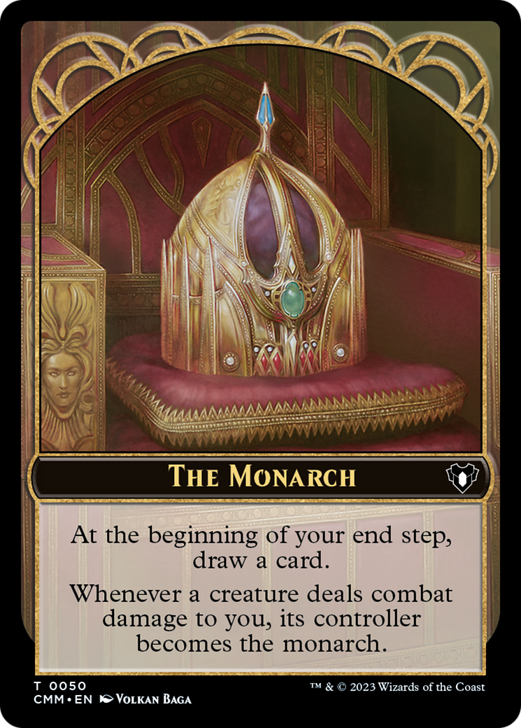 The Monarch // Cat (0005) Double-Sided Token [Commander Masters Tokens] MTG Single Magic: The Gathering    | Red Claw Gaming