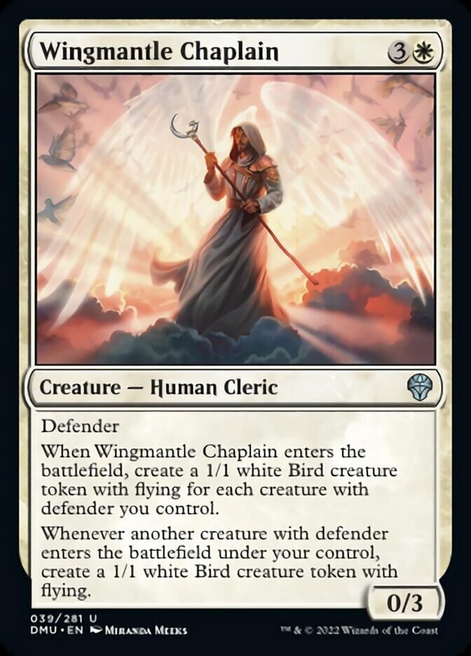 Wingmantle Chaplain [Dominaria United] MTG Single Magic: The Gathering    | Red Claw Gaming