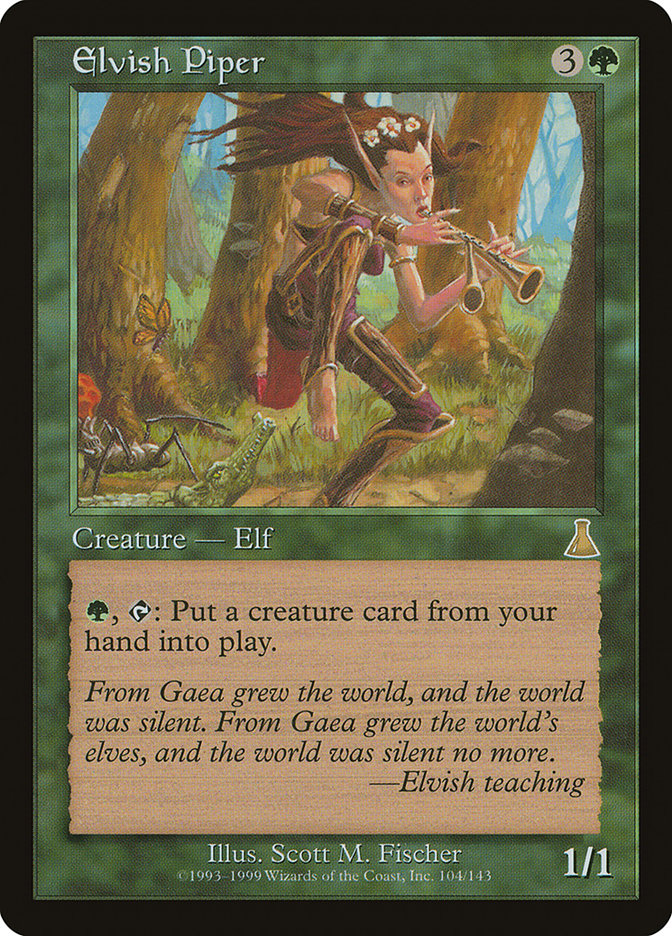 Elvish Piper [Urza's Destiny] MTG Single Magic: The Gathering    | Red Claw Gaming