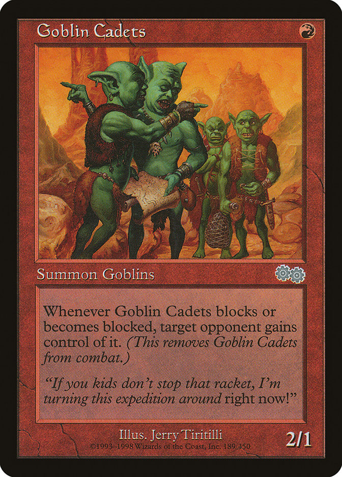 Goblin Cadets [Urza's Saga] MTG Single Magic: The Gathering    | Red Claw Gaming