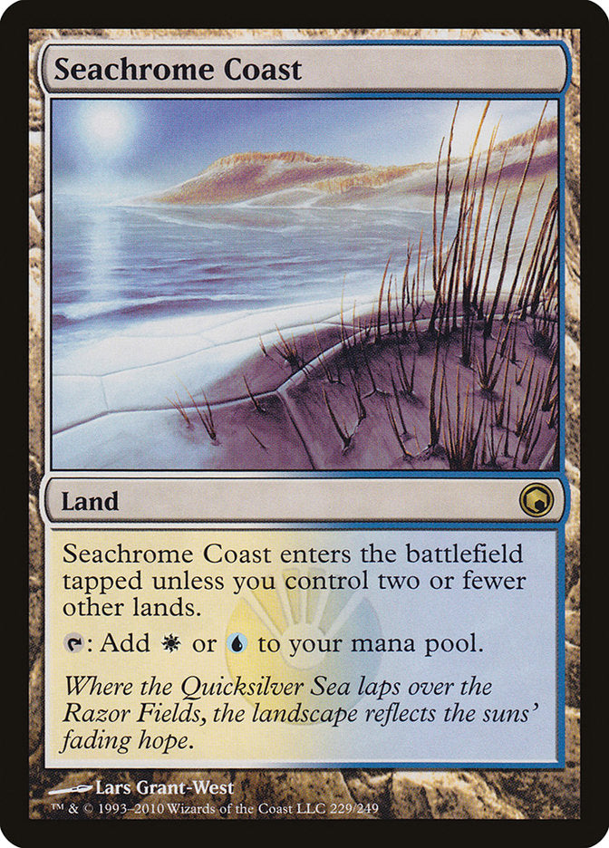 Seachrome Coast [Scars of Mirrodin] MTG Single Magic: The Gathering    | Red Claw Gaming