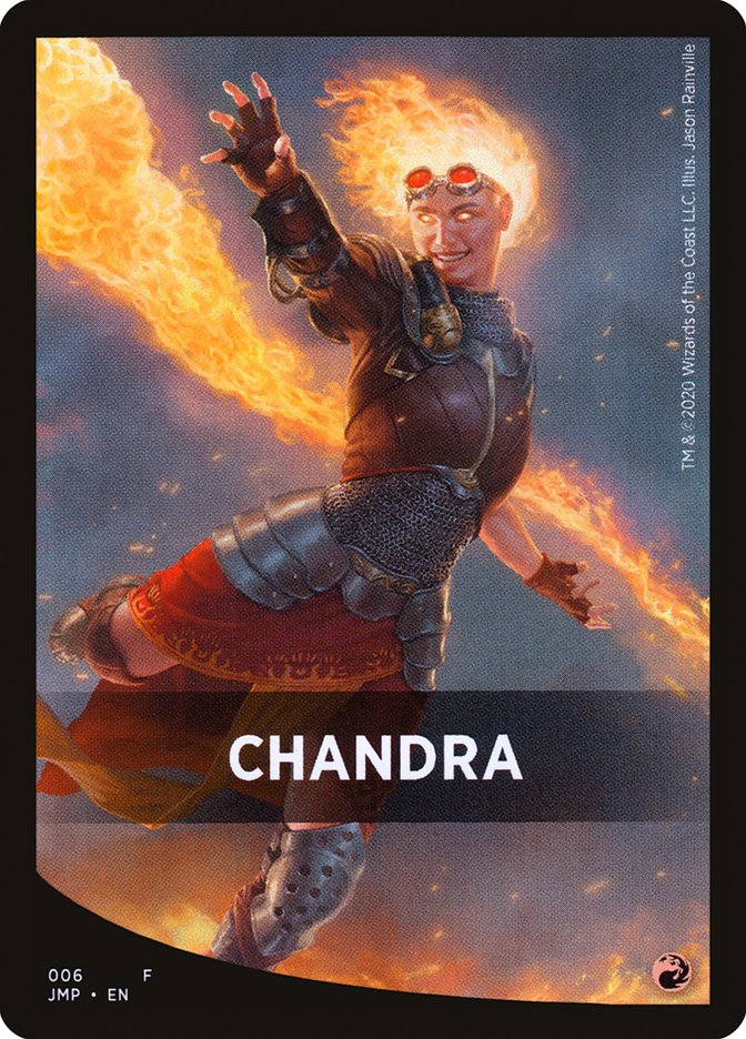 Chandra Theme Card [Jumpstart Front Cards] MTG Single Magic: The Gathering    | Red Claw Gaming