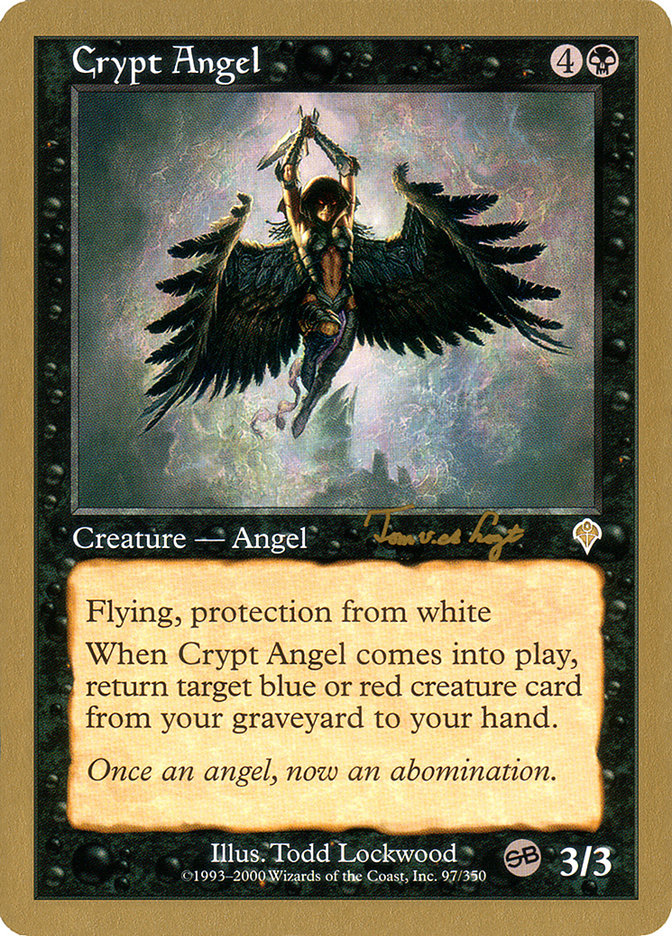 Crypt Angel (Tom van de Logt) (SB) [World Championship Decks 2001] MTG Single Magic: The Gathering    | Red Claw Gaming