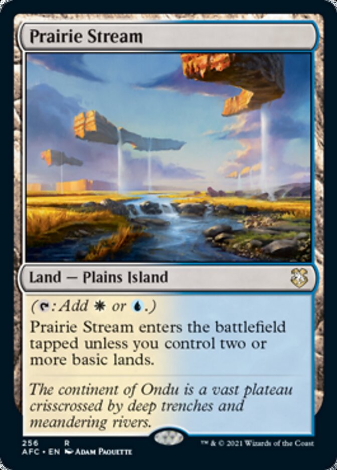 Prairie Stream [Dungeons & Dragons: Adventures in the Forgotten Realms Commander] MTG Single Magic: The Gathering    | Red Claw Gaming