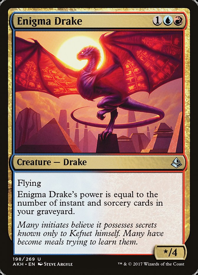 Enigma Drake [Amonkhet] MTG Single Magic: The Gathering    | Red Claw Gaming