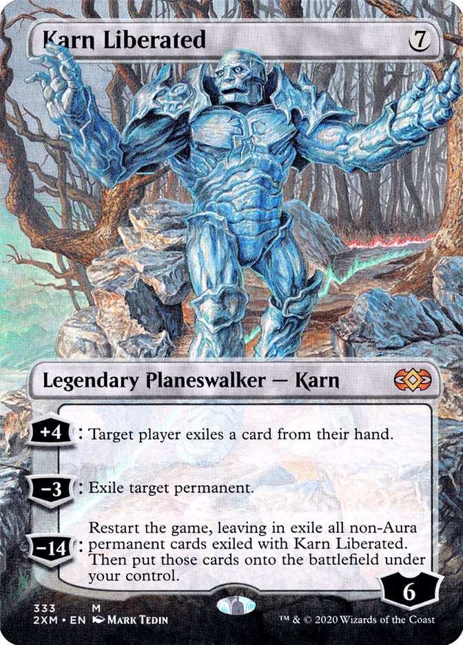 Karn Liberated (Toppers) [Double Masters] MTG Single Magic: The Gathering    | Red Claw Gaming