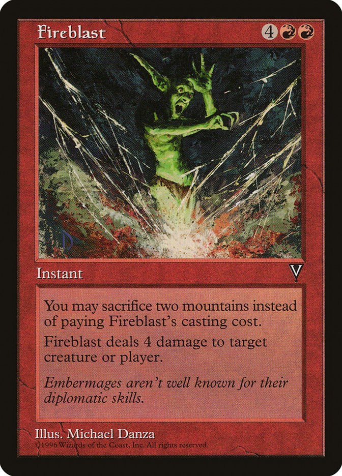 Fireblast [Visions] MTG Single Magic: The Gathering    | Red Claw Gaming