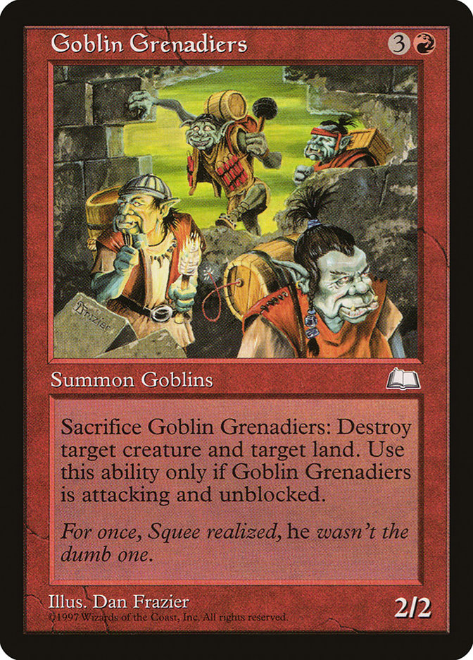 Goblin Grenadiers [Weatherlight] MTG Single Magic: The Gathering    | Red Claw Gaming