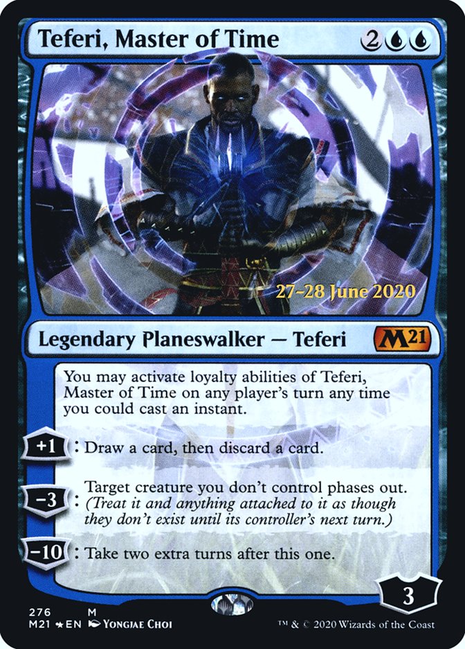 Teferi, Master of Time (276) [Core Set 2021 Prerelease Promos] MTG Single Magic: The Gathering    | Red Claw Gaming