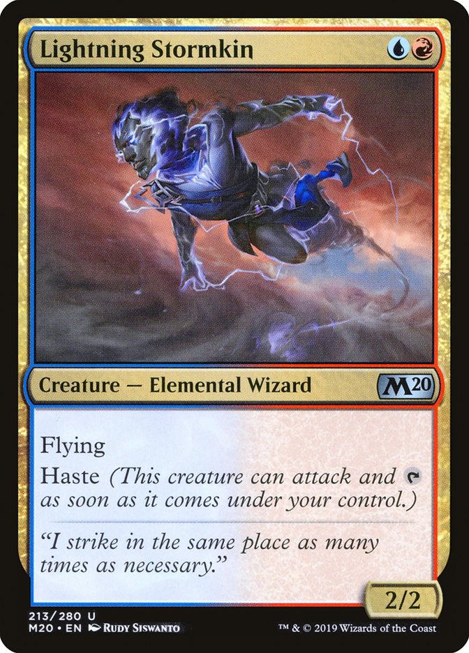 Lightning Stormkin [Core Set 2020] MTG Single Magic: The Gathering    | Red Claw Gaming