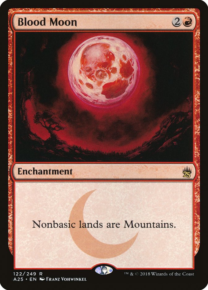 Blood Moon [Masters 25] MTG Single Magic: The Gathering    | Red Claw Gaming