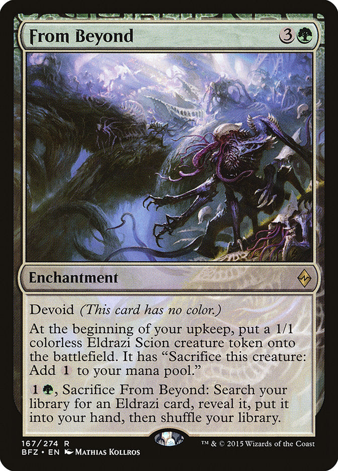 From Beyond [Battle for Zendikar] MTG Single Magic: The Gathering    | Red Claw Gaming