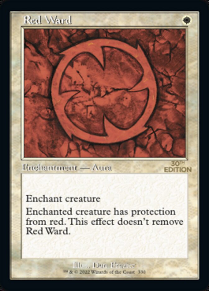 Red Ward (Retro) [30th Anniversary Edition] MTG Single Magic: The Gathering    | Red Claw Gaming