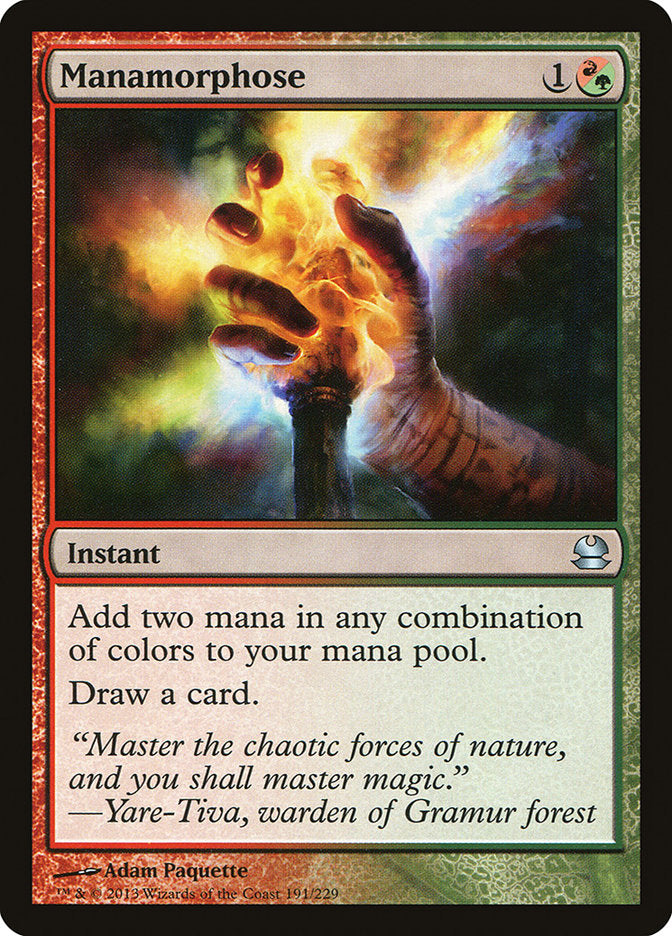 Manamorphose [Modern Masters] MTG Single Magic: The Gathering    | Red Claw Gaming