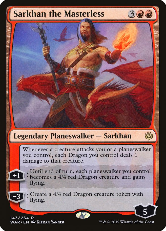 Sarkhan the Masterless [War of the Spark] MTG Single Magic: The Gathering    | Red Claw Gaming