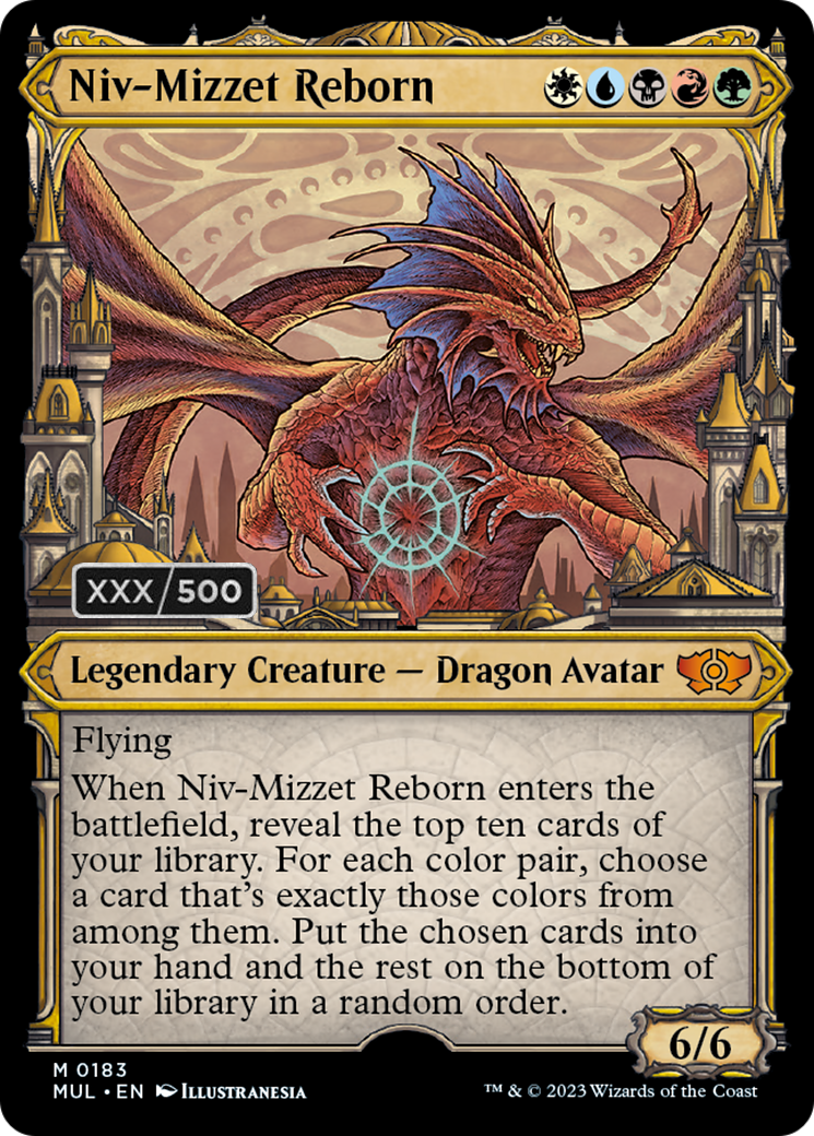 Niv-Mizzet Reborn (Serialized) [Multiverse Legends] MTG Single Magic: The Gathering    | Red Claw Gaming