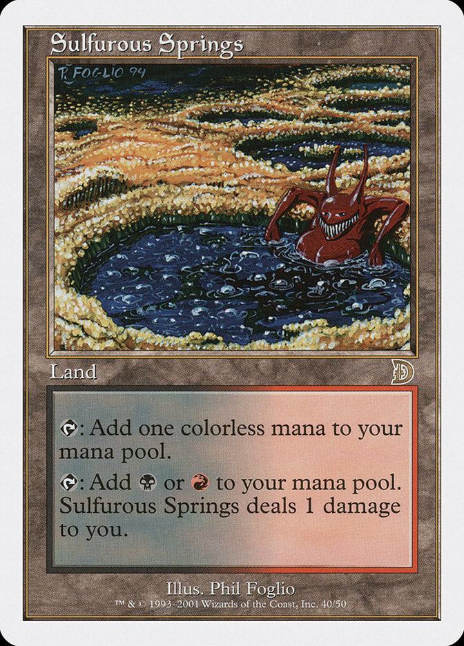 Sulfurous Springs [Deckmasters] MTG Single Magic: The Gathering    | Red Claw Gaming