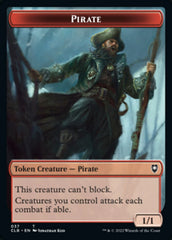 Pirate // Goblin Double-Sided Token [Commander Legends: Battle for Baldur's Gate Tokens] MTG Single Magic: The Gathering    | Red Claw Gaming