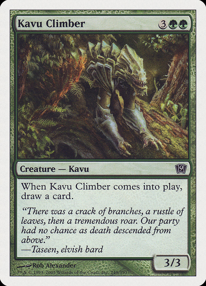 Kavu Climber [Ninth Edition] MTG Single Magic: The Gathering    | Red Claw Gaming