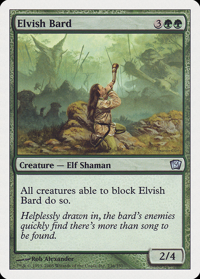 Elvish Bard [Ninth Edition] MTG Single Magic: The Gathering    | Red Claw Gaming