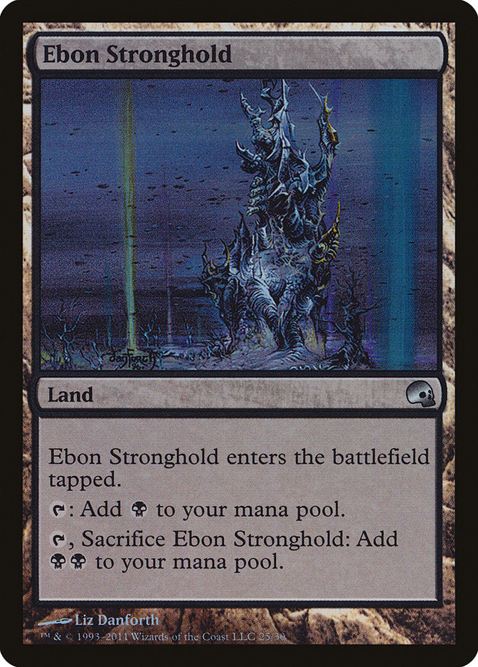 Ebon Stronghold [Premium Deck Series: Graveborn] MTG Single Magic: The Gathering    | Red Claw Gaming