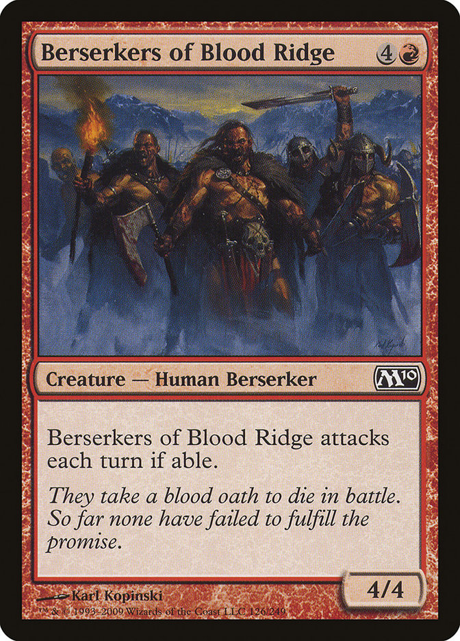 Berserkers of Blood Ridge [Magic 2010] MTG Single Magic: The Gathering    | Red Claw Gaming