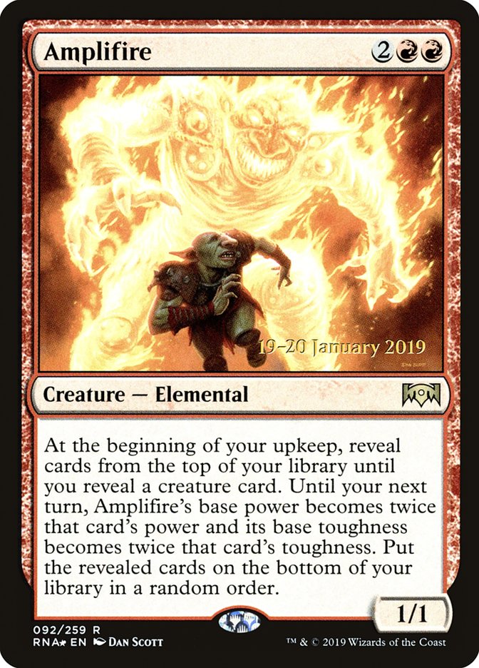 Amplifire [Ravnica Allegiance Prerelease Promos] MTG Single Magic: The Gathering    | Red Claw Gaming