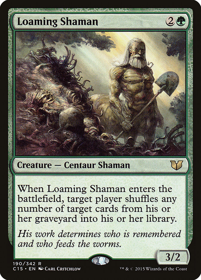 Loaming Shaman [Commander 2015] MTG Single Magic: The Gathering    | Red Claw Gaming