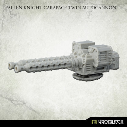 Fallen Knight Carapace Twin Autocannon (1) Minatures Kromlech    | Red Claw Gaming