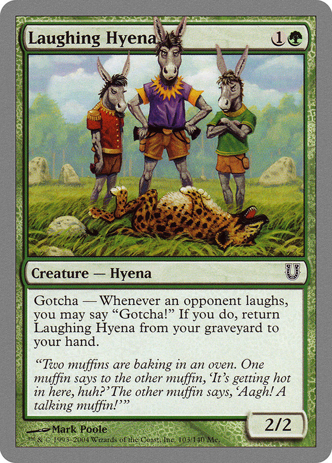 Laughing Hyena [Unhinged] MTG Single Magic: The Gathering    | Red Claw Gaming