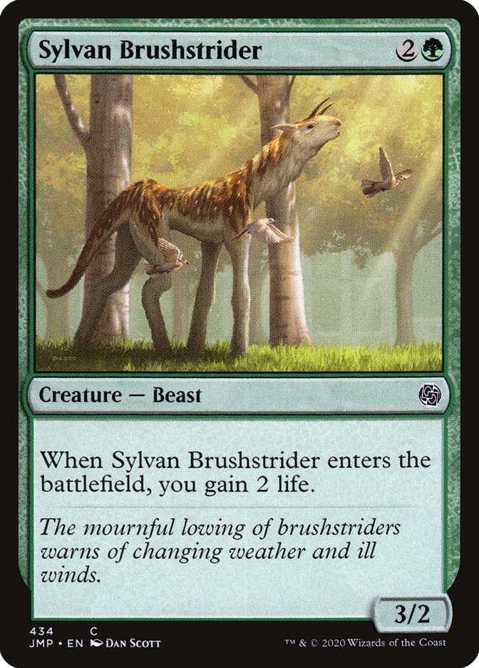 Sylvan Brushstrider [Jumpstart] MTG Single Magic: The Gathering    | Red Claw Gaming