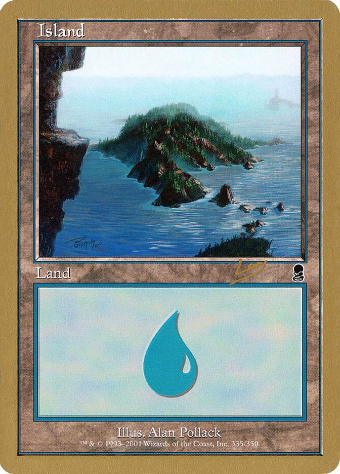 Island (rl335) (Raphael Levy) [World Championship Decks 2002] MTG Single Magic: The Gathering    | Red Claw Gaming