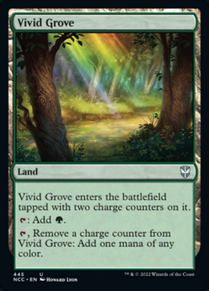 Vivid Grove [Streets of New Capenna Commander] MTG Single Magic: The Gathering    | Red Claw Gaming