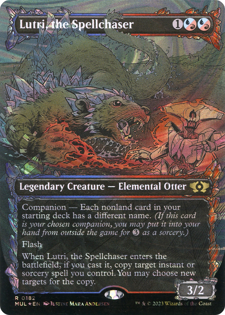 Lutri, the Spellchaser (Halo Foil) [Multiverse Legends] MTG Single Magic: The Gathering    | Red Claw Gaming