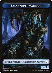 Salamander Warrior // Thrull Double-Sided Token [Commander Legends Tokens] MTG Single Magic: The Gathering    | Red Claw Gaming