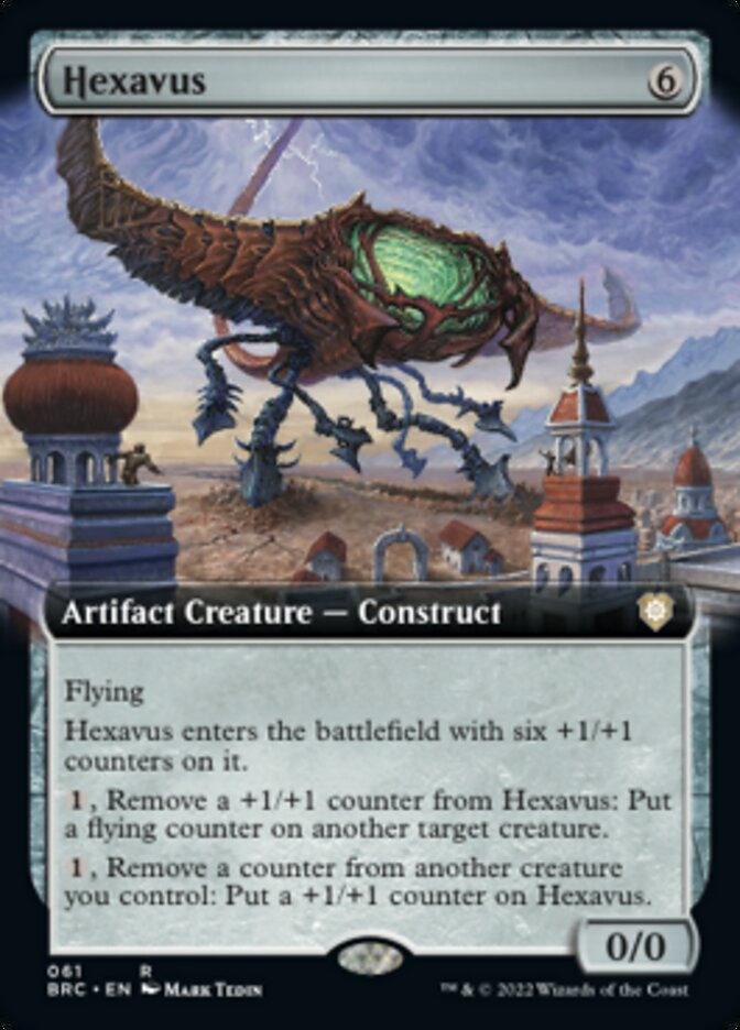 Hexavus (Extended Art) [The Brothers' War Commander] MTG Single Magic: The Gathering    | Red Claw Gaming