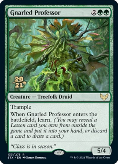 Gnarled Professor [Strixhaven: School of Mages Prerelease Promos] MTG Single Magic: The Gathering    | Red Claw Gaming