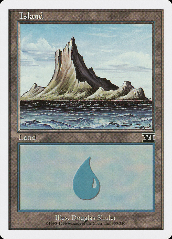 Island (335) [Classic Sixth Edition] MTG Single Magic: The Gathering    | Red Claw Gaming