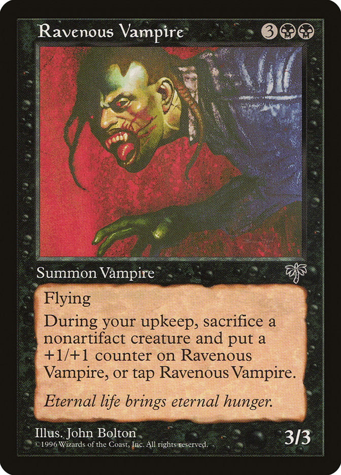 Ravenous Vampire [Mirage] MTG Single Magic: The Gathering    | Red Claw Gaming