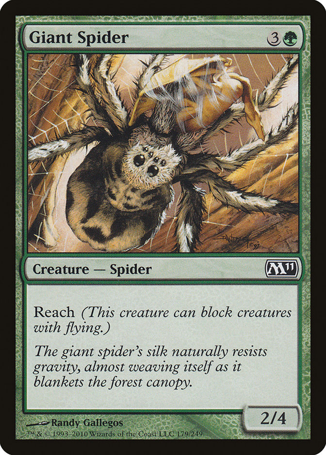 Giant Spider [Magic 2011] MTG Single Magic: The Gathering    | Red Claw Gaming